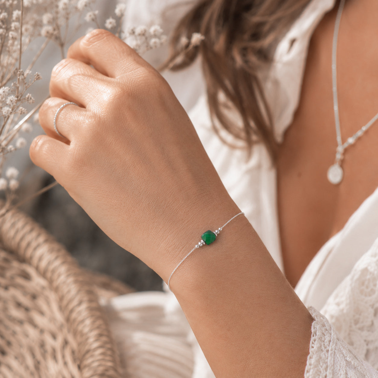 ABBY | Bracelet pierre taillée