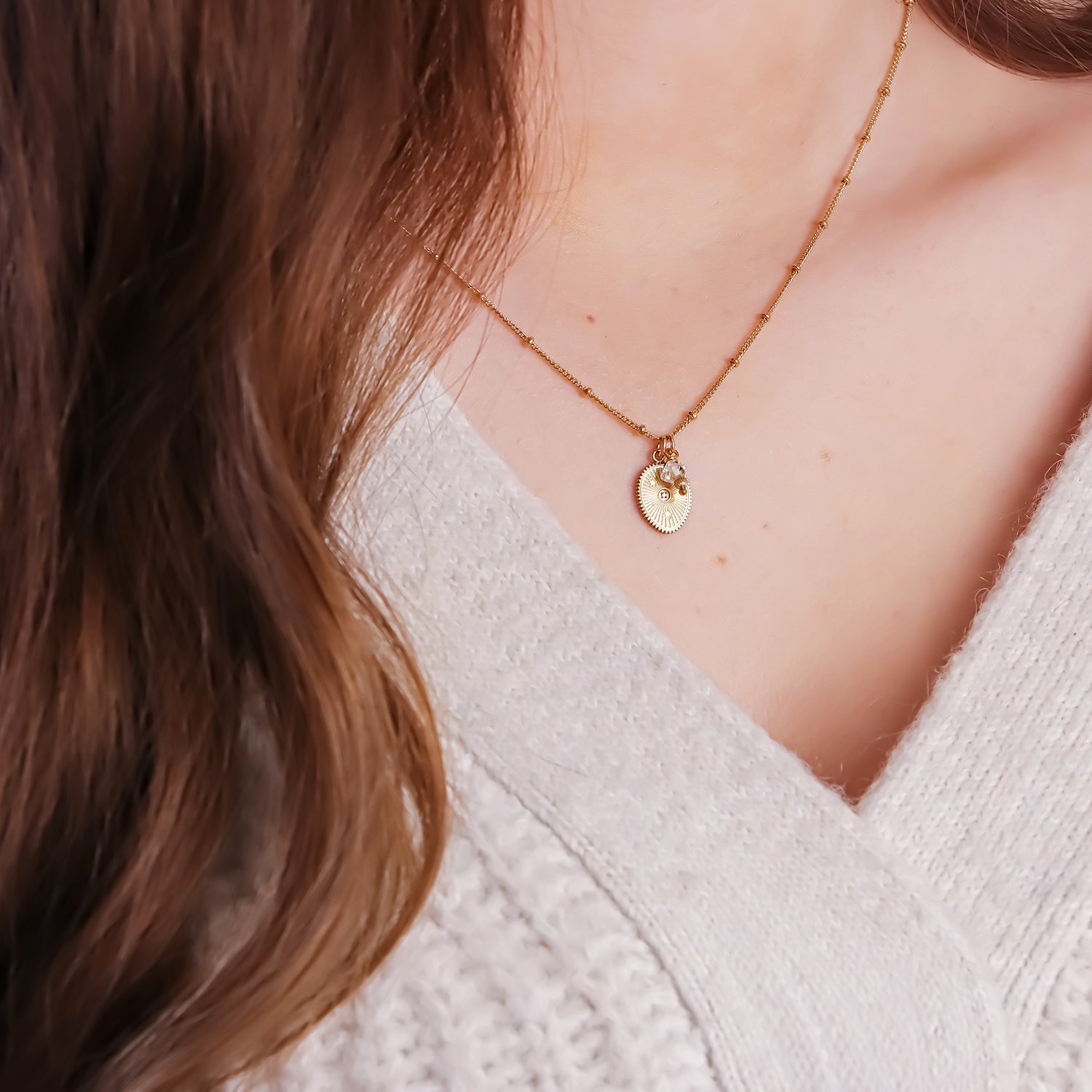ESLY | Collier diamant Herkimer - Hipsy