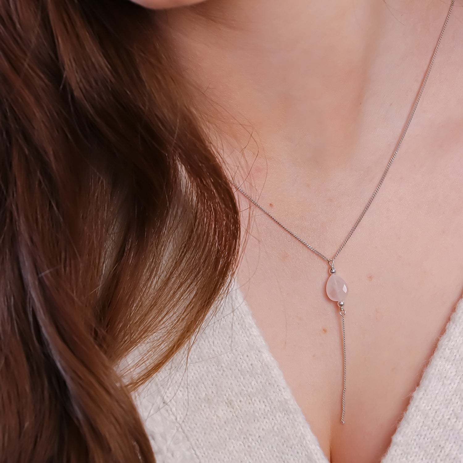 IRYS | Collier quartz rose - Hipsy