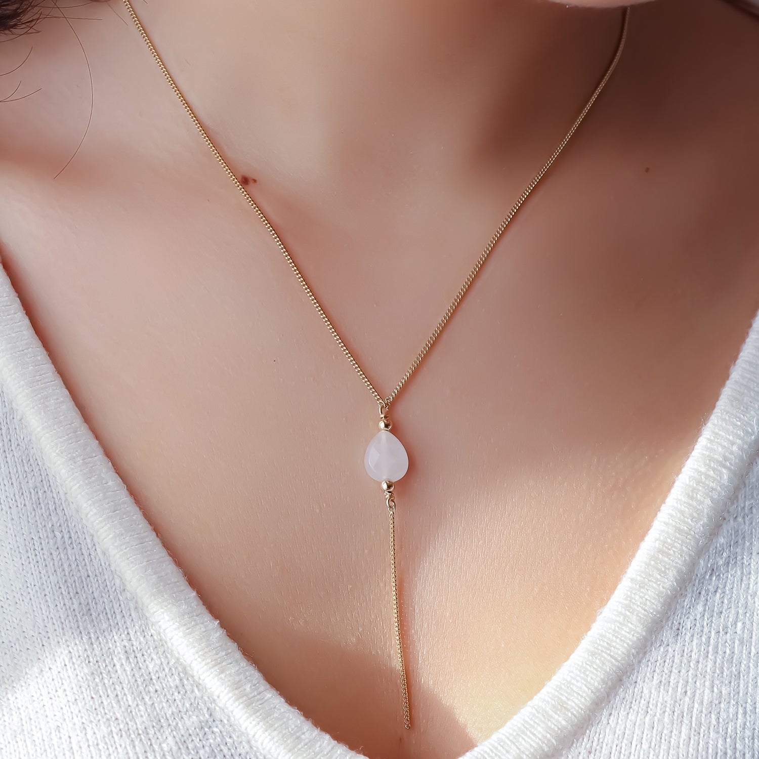 IRYS | Collier quartz rose - Hipsy