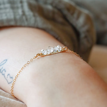 LANA | Bracelet diamants Herkimer - Hipsy