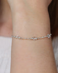 SATYA | Bracelet 3 diamants Herkimer - Hipsy