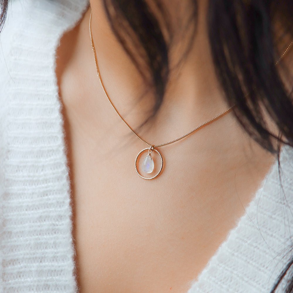 SHAY | Collier pierre de lune - Hipsy