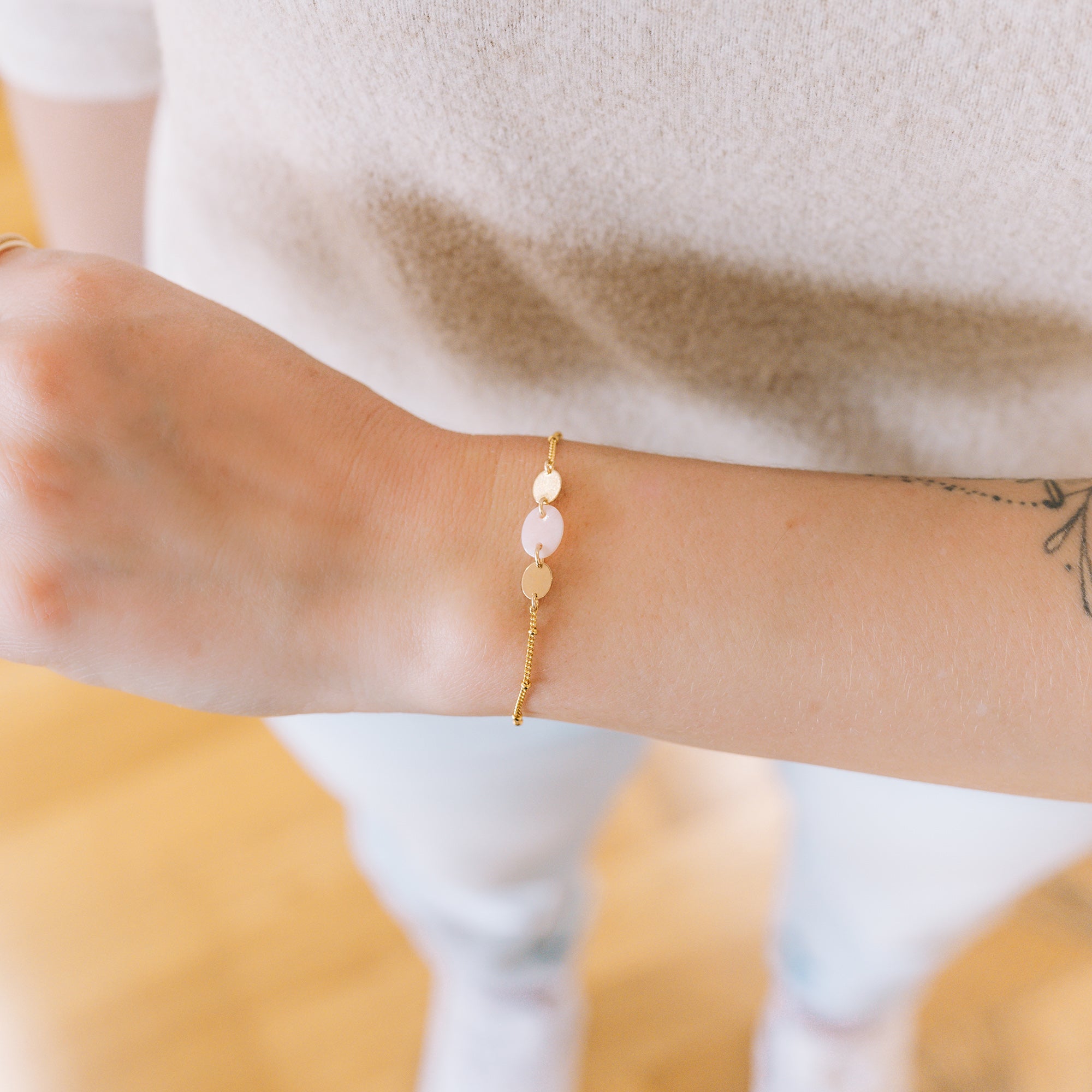 bijoux opale rose Hipsy