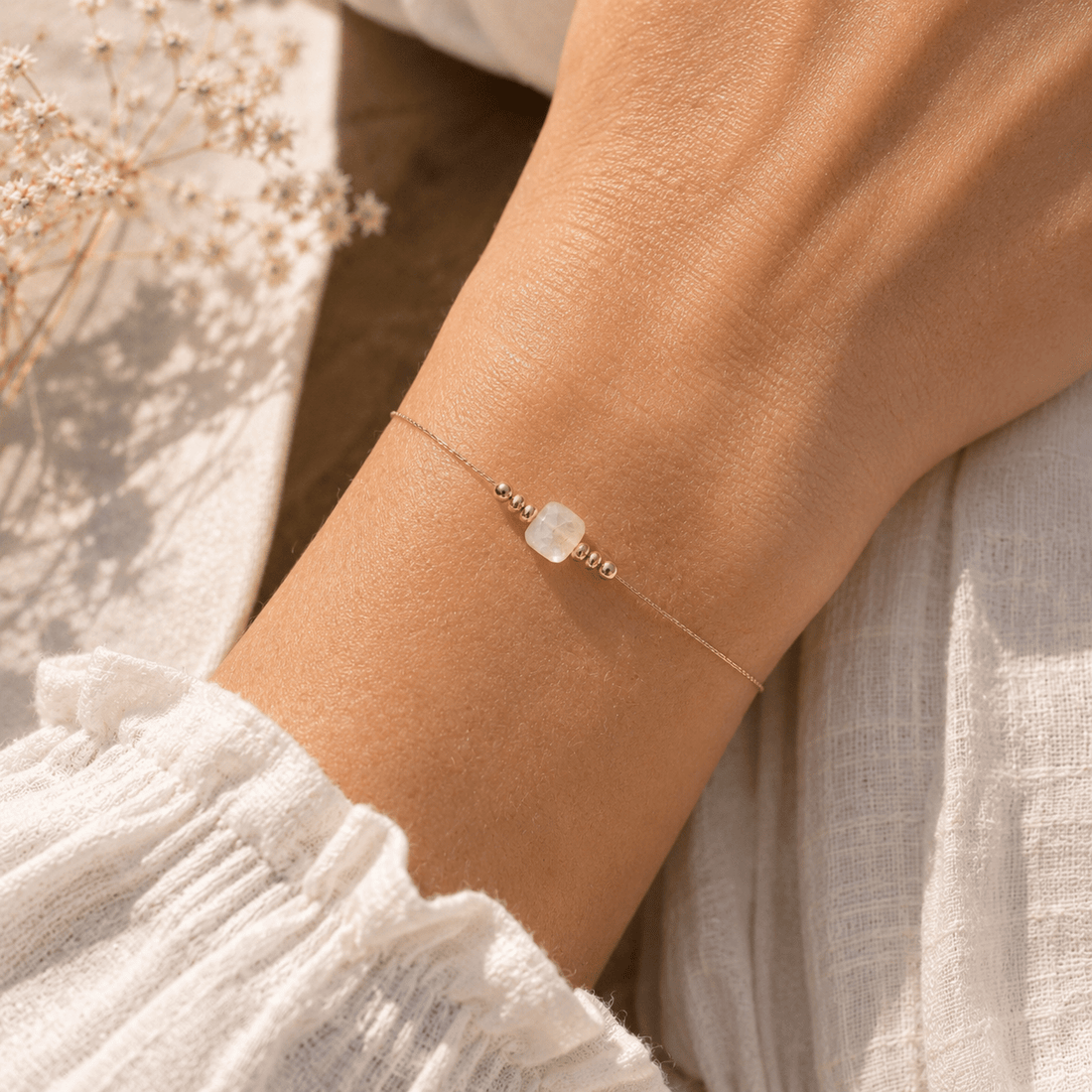 ABBY | Bracelet pierre taillée - Hipsy