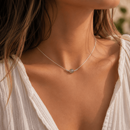 ABBY | Collier pierre taillée - Hipsy
