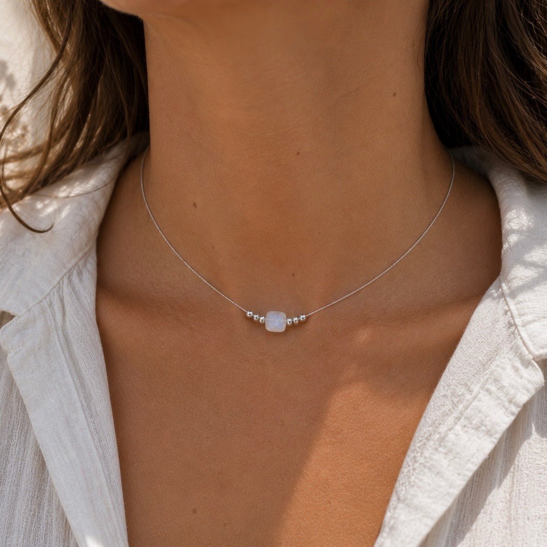ABBY | Collier pierre taillée - Hipsy