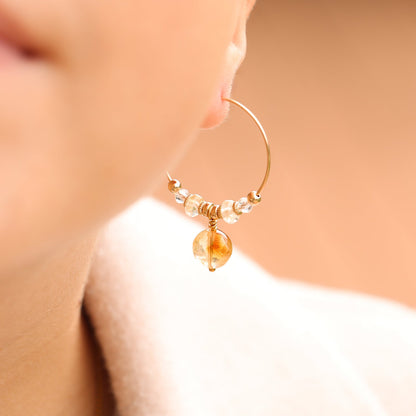 AËL | Créoles gold filled - Hipsy