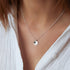 Collier petit médaillon à graver argent 925 - Hipsy
