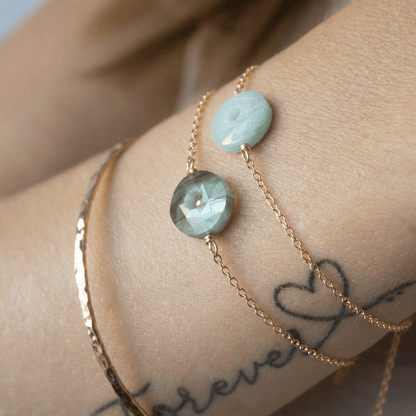 DAYA | Bracelet pierre "donut" - Hipsy