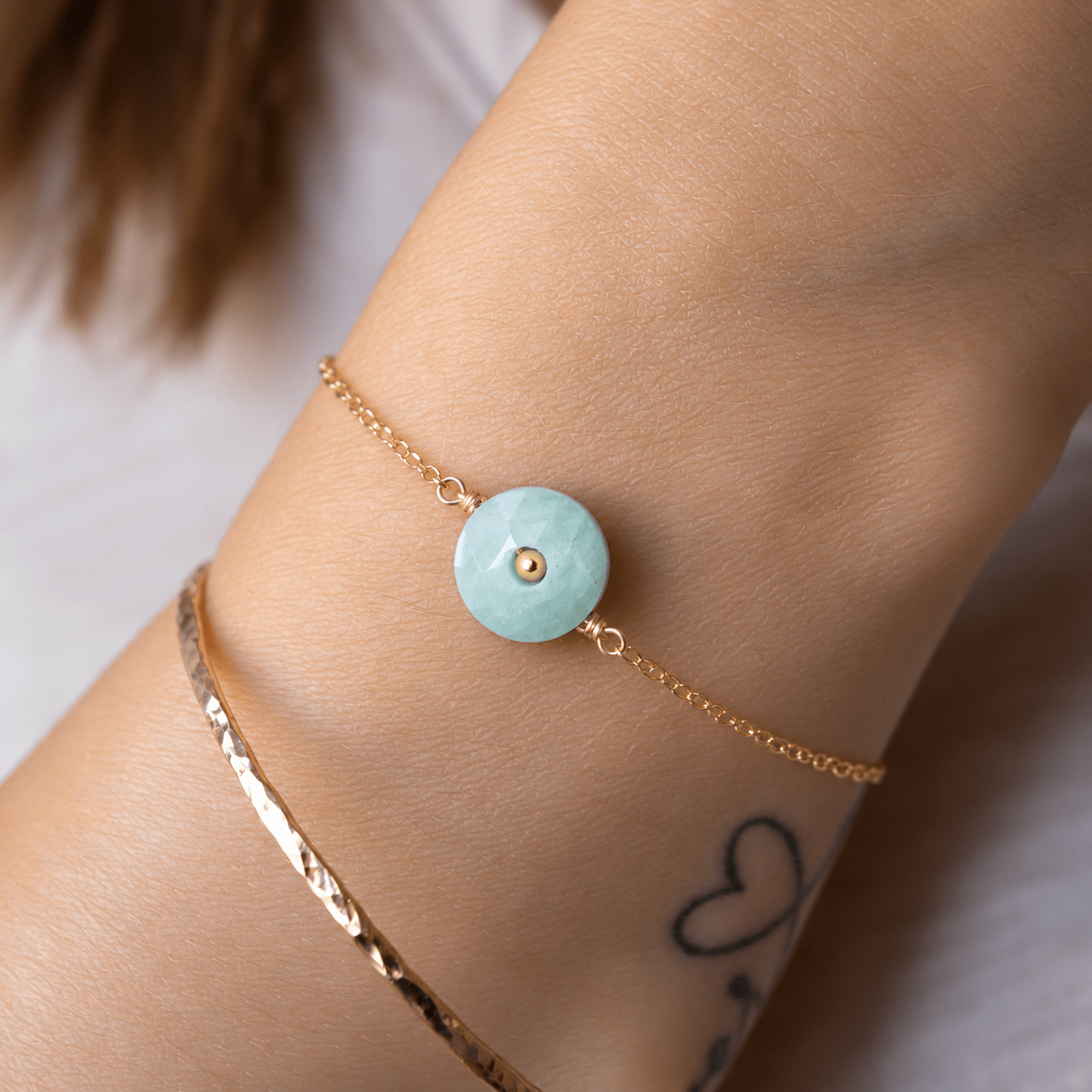 DAYA | Bracelet pierre "donut" - Hipsy