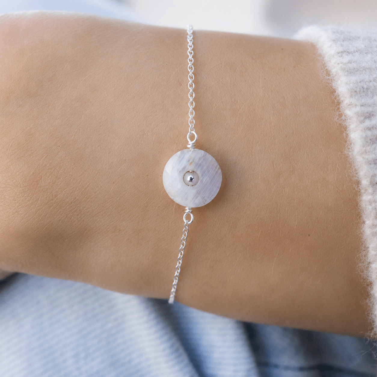 DAYA | Bracelet pierre "donut" - Hipsy