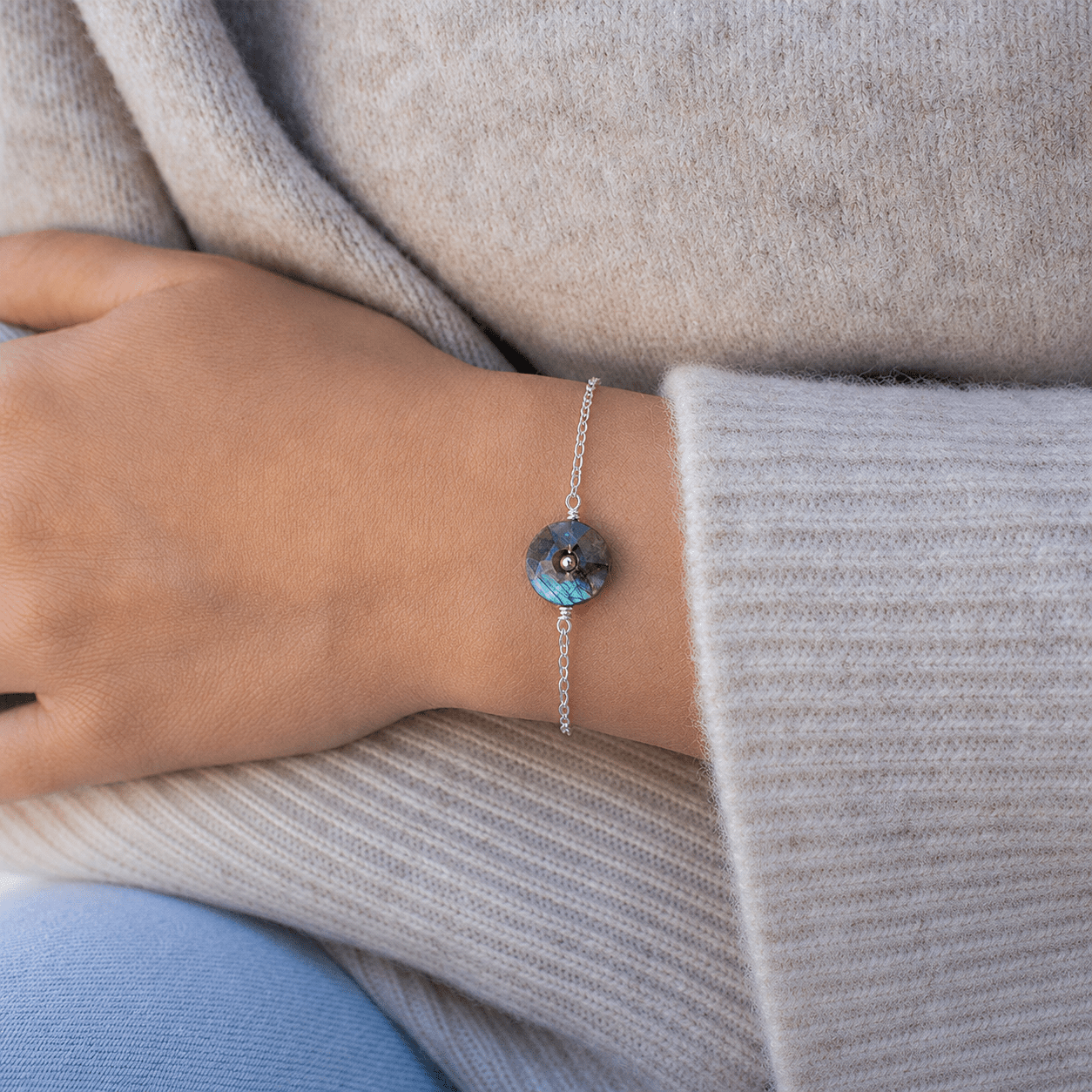 DAYA | Bracelet pierre "donut" - Hipsy