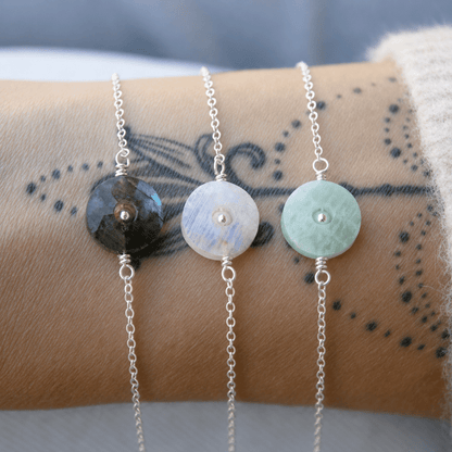DAYA | Bracelet pierre "donut" - Hipsy