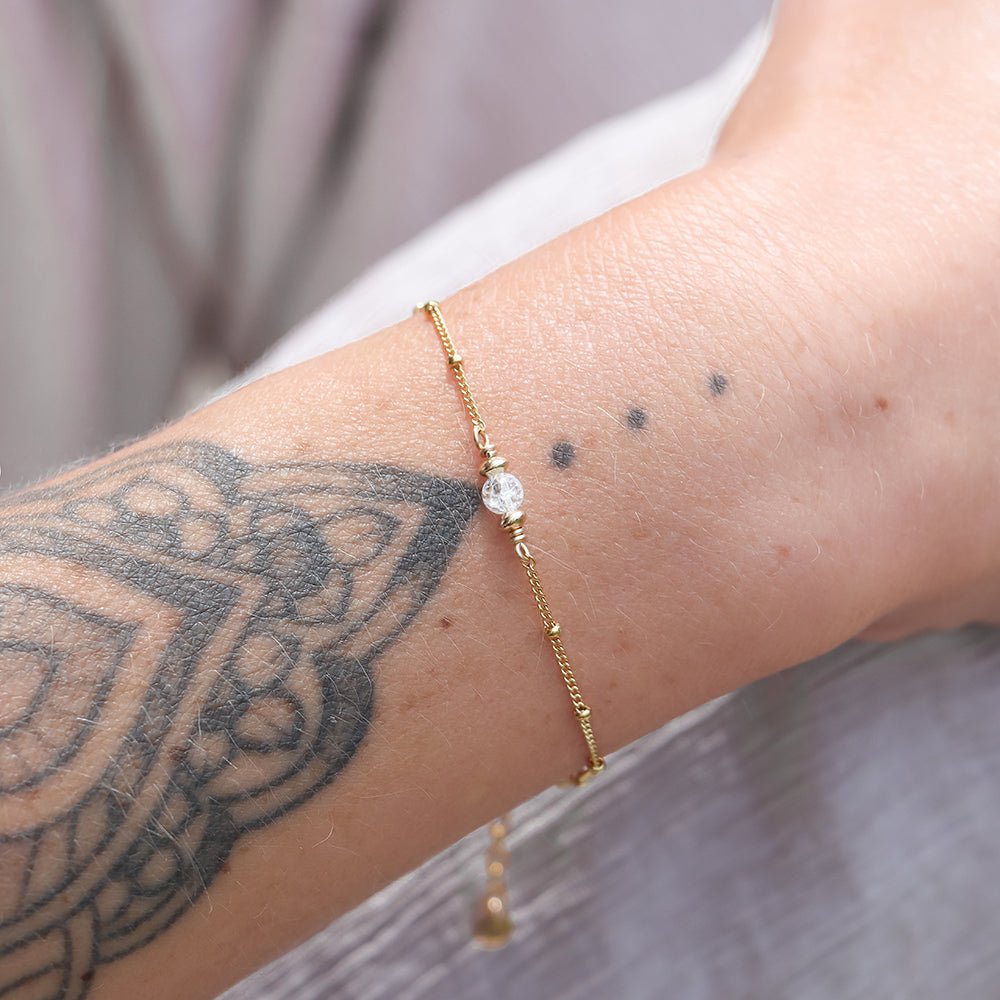 ENYA | Bracelet cristal de roche - Hipsy