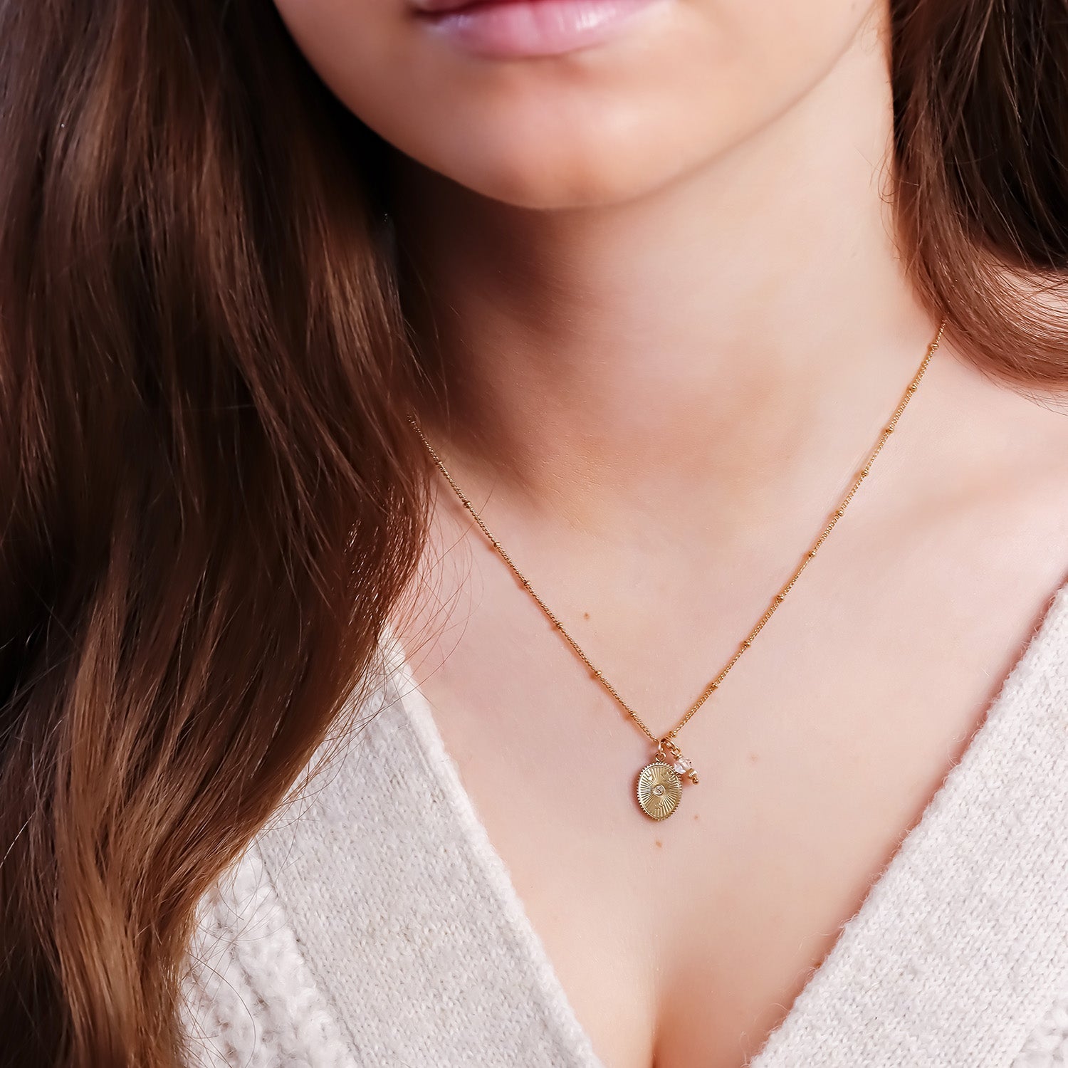 ESLY | Collier diamant Herkimer - Hipsy