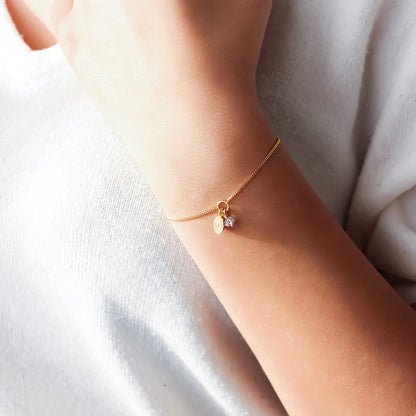 JOA | Bracelet diamant Herkimer - Hipsy