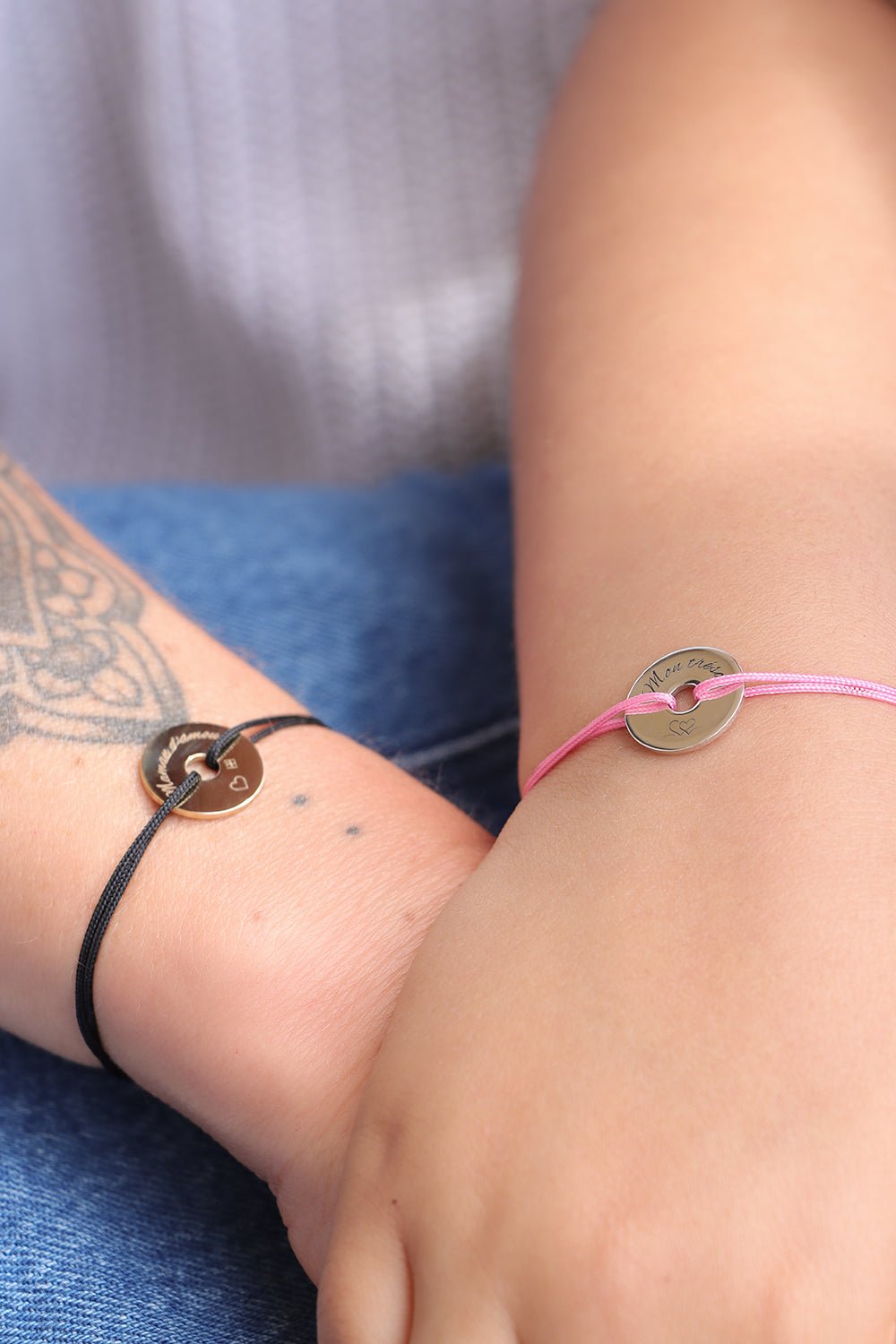 Syan | Duo de bracelets donut à graver - Hipsy