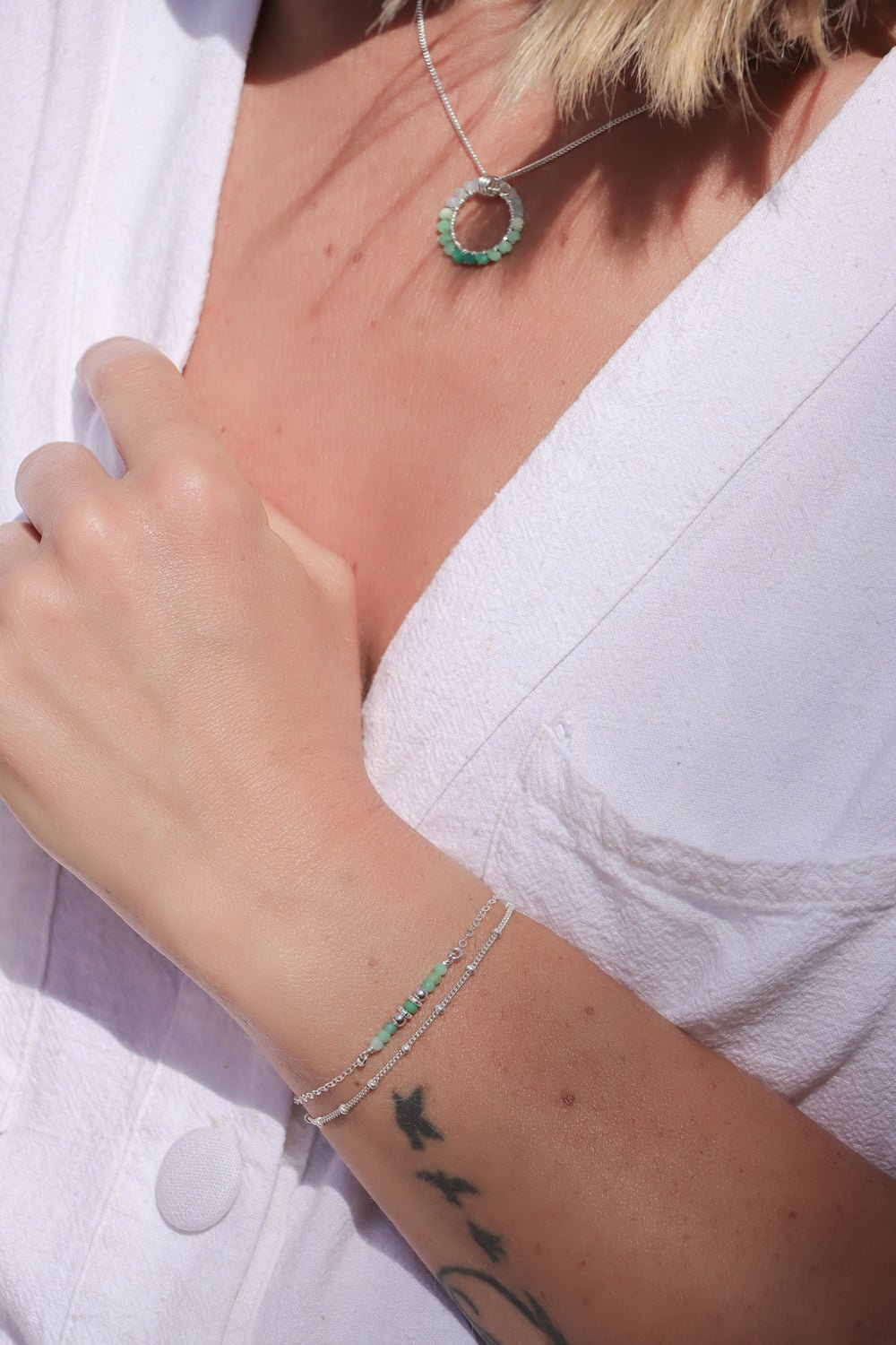 TILLY | BRACELET DOUBLE ARGENT 925 - Hipsy