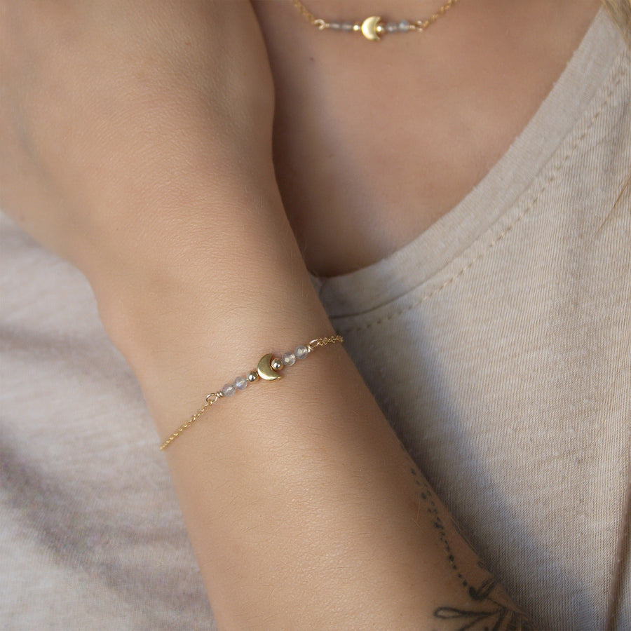 LUNA | Bracelet lune - Hipsy