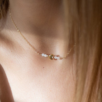 LUNA | Collier ras de cou Lune - Hipsy