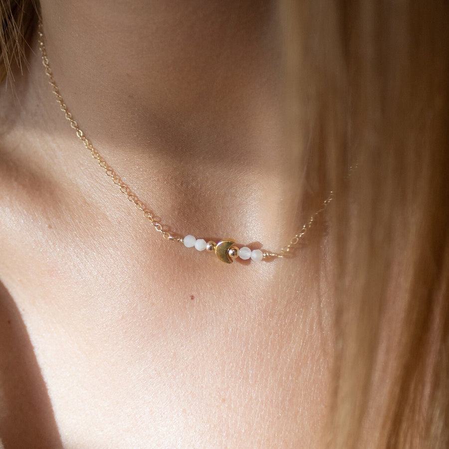 LUNA | Collier ras de cou Lune - Hipsy